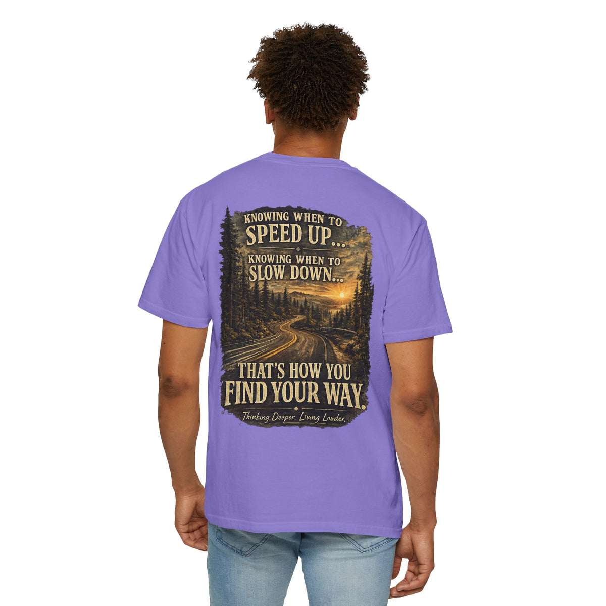 Knowing when to speed up and when to slow down, that’s how you find your way