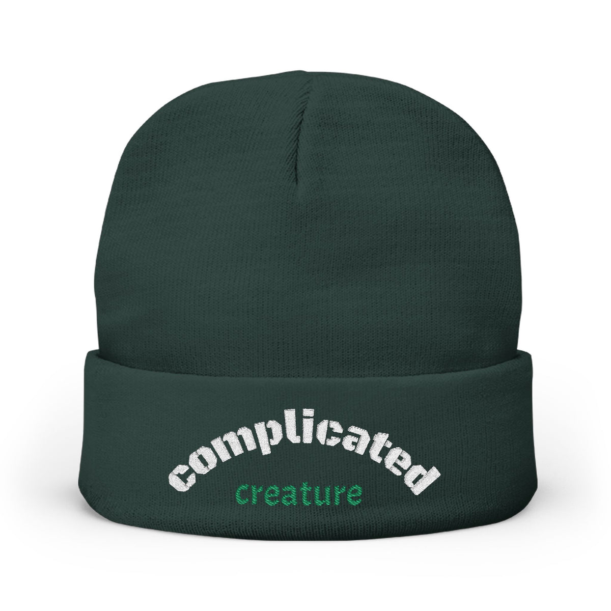 Knit Beanie (Embroidery)