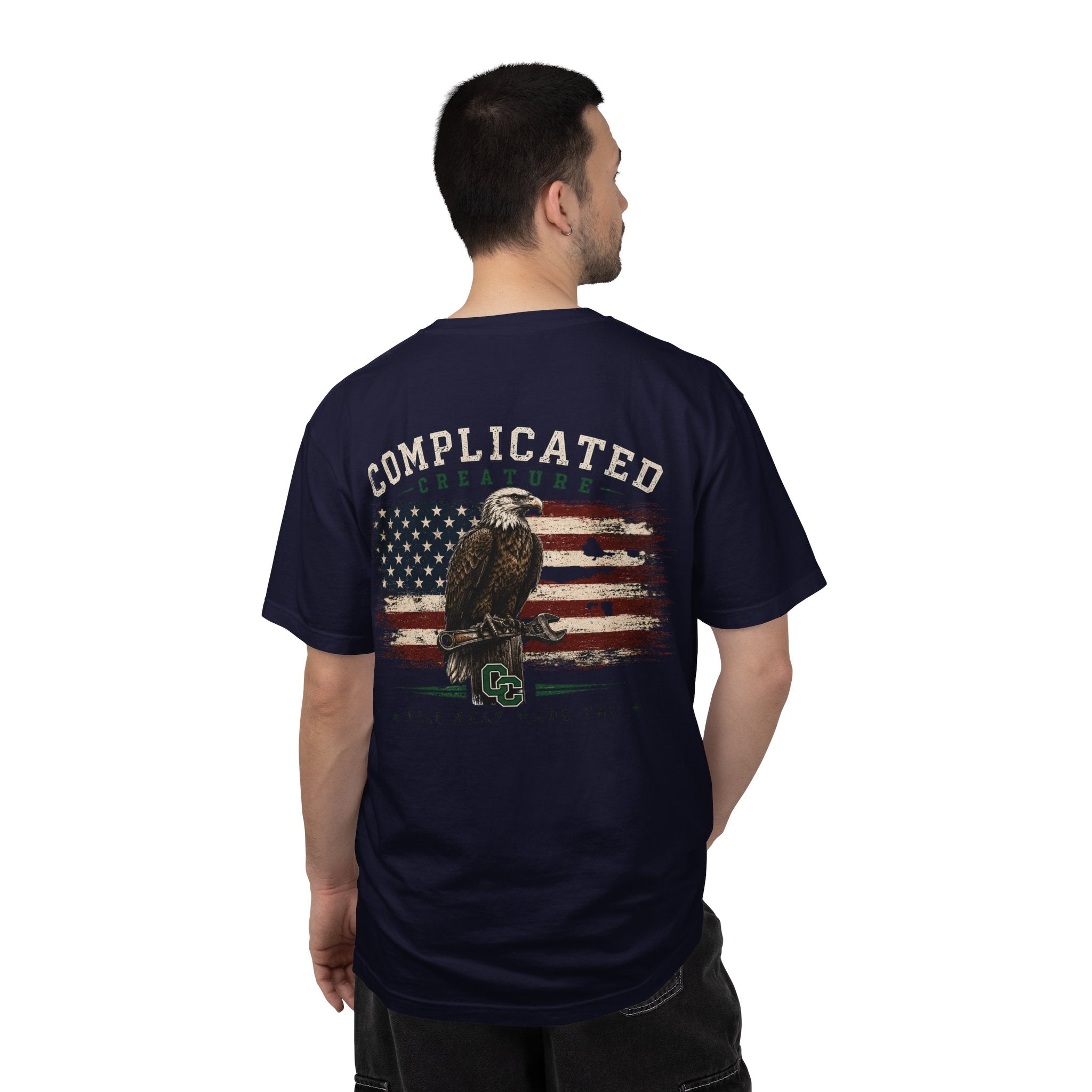American Flag and eagle CC
