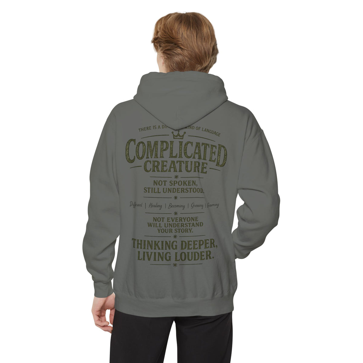 Unspoken language hoodie