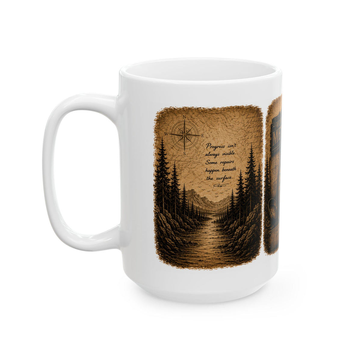Coffee mug scenic and inspired