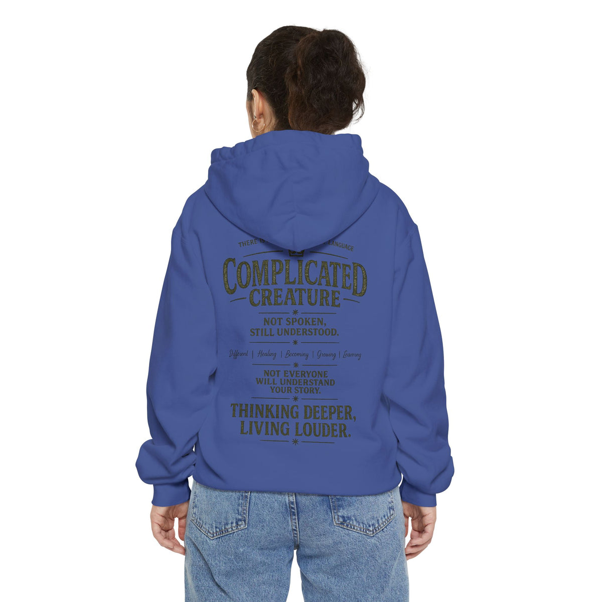 Unspoken language hoodie