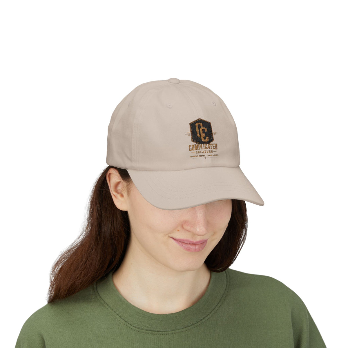 Complicated creature badge hat