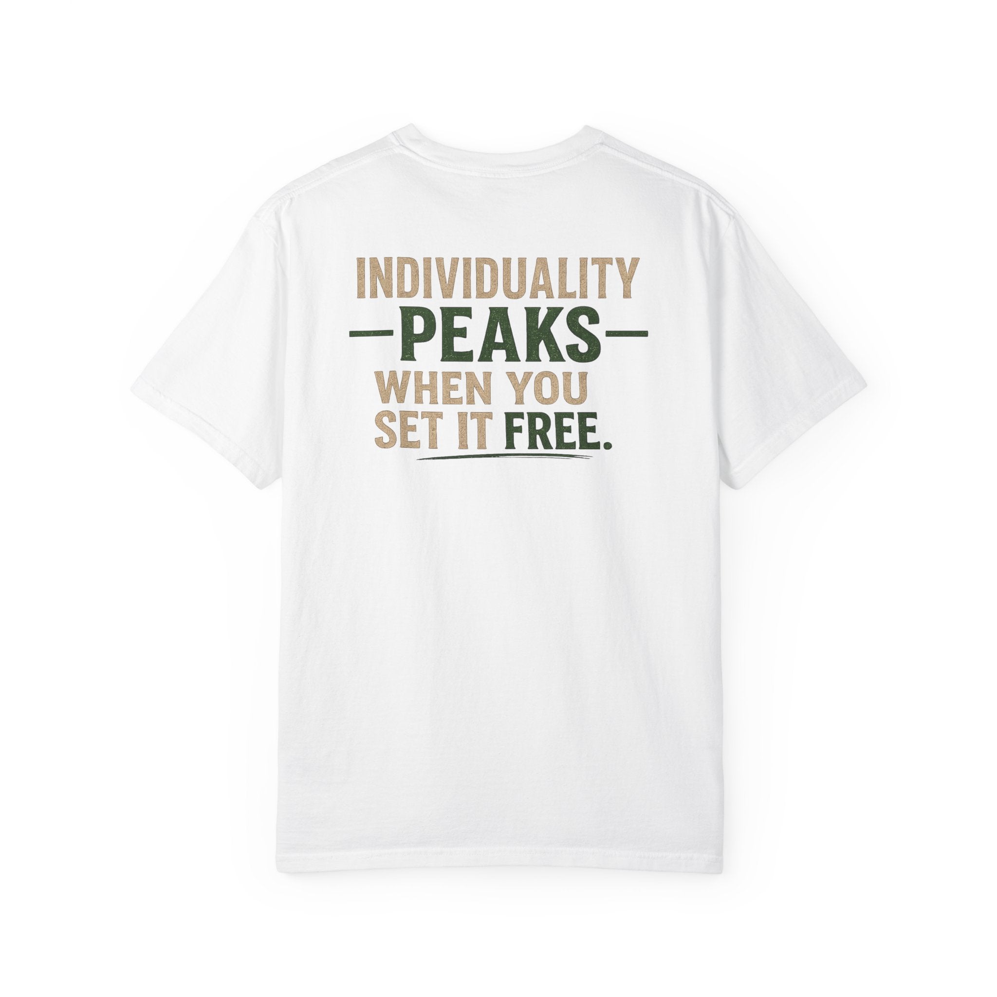 Individuality peaks when you set it free