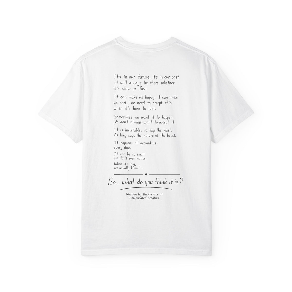 Riddle by complicated creature