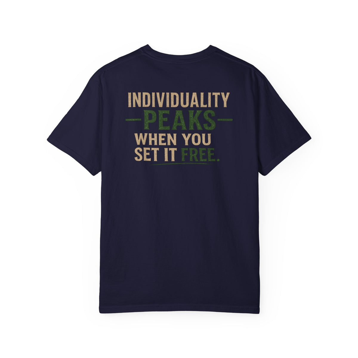 Individuality peaks when you set it free
