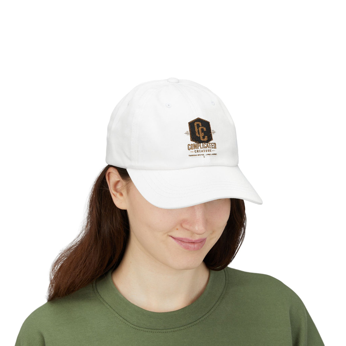 Complicated creature badge hat
