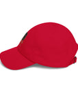 Complicated creature badge hat