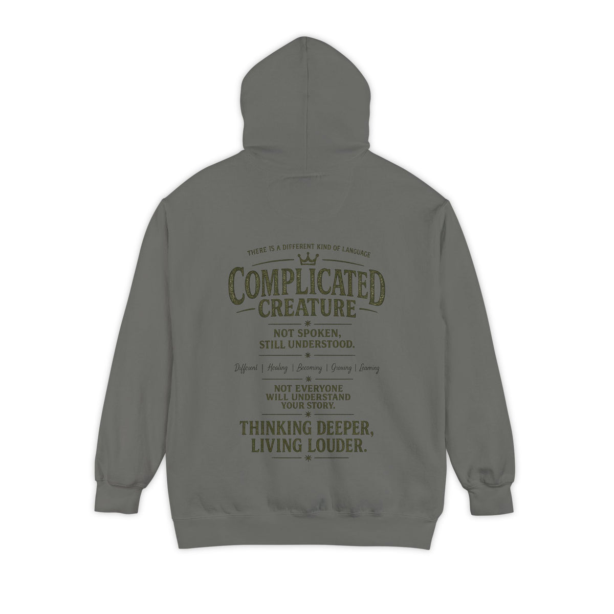 Unspoken language hoodie