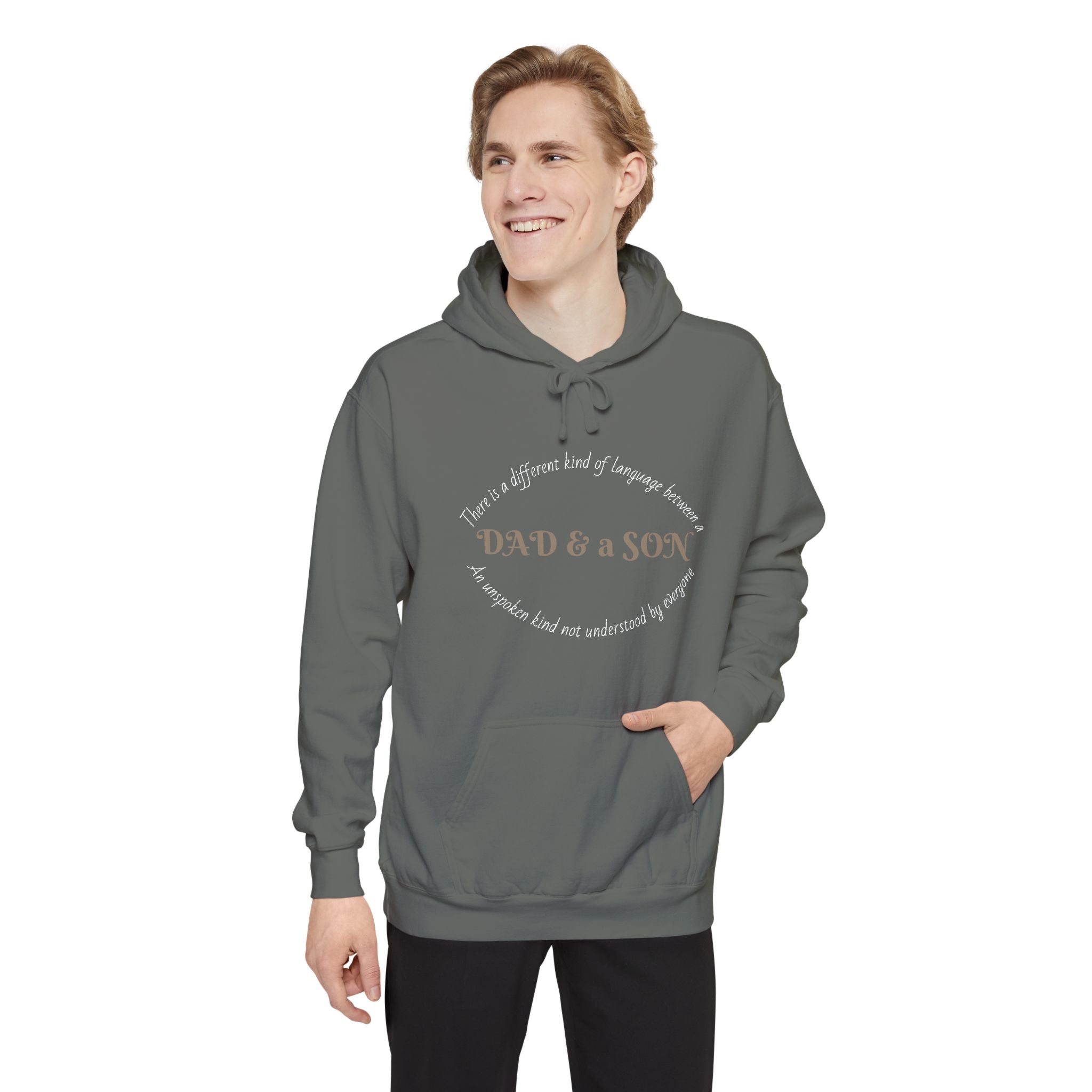 Dad and Son hoodie poem