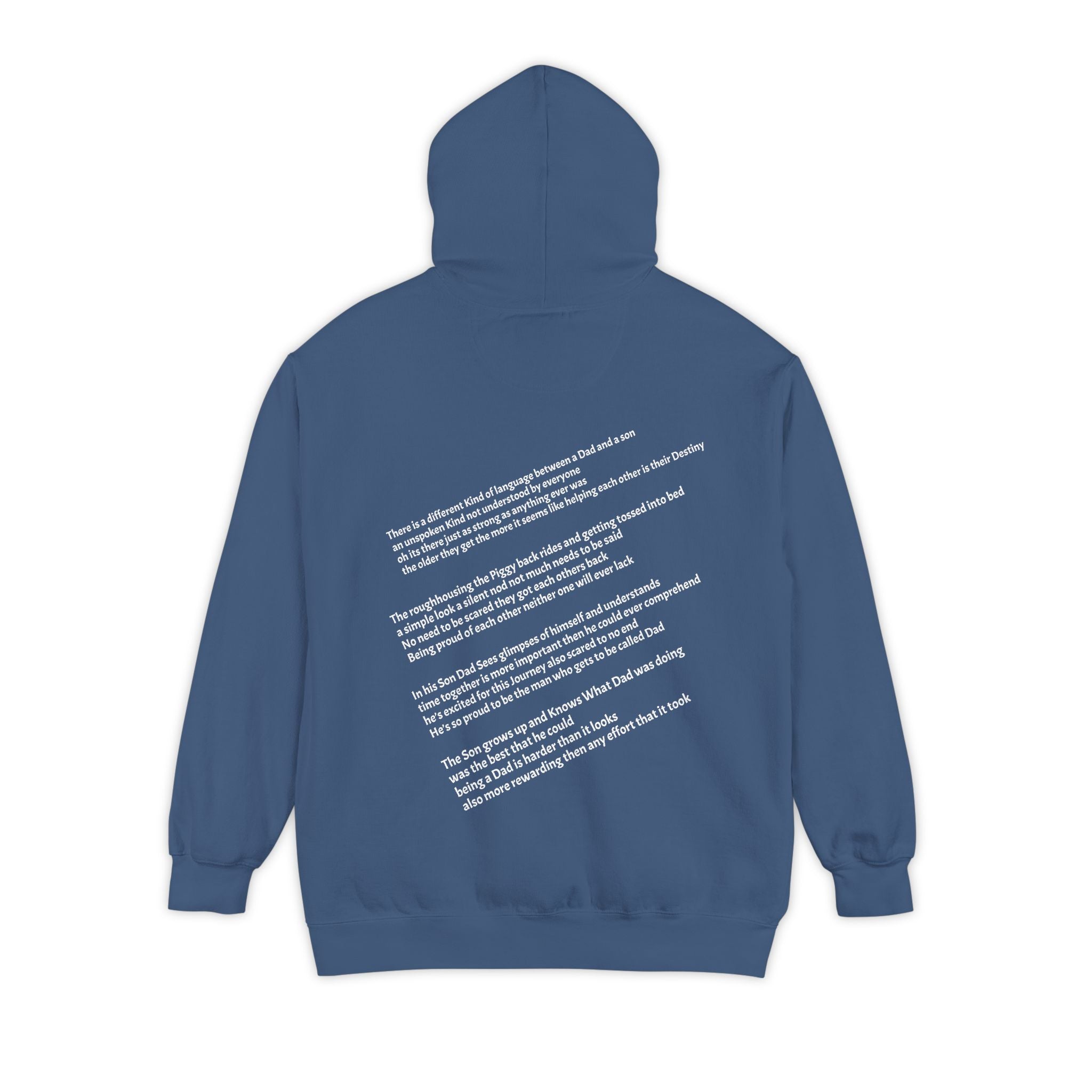 Dad and Son hoodie poem