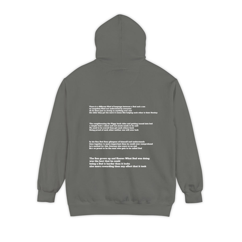 Dad and Son hoodie poem