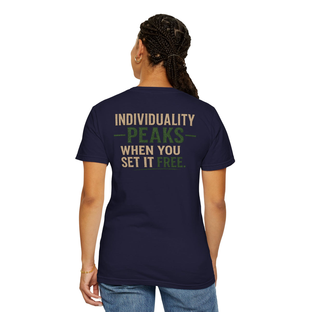 Individuality peaks when you set it free