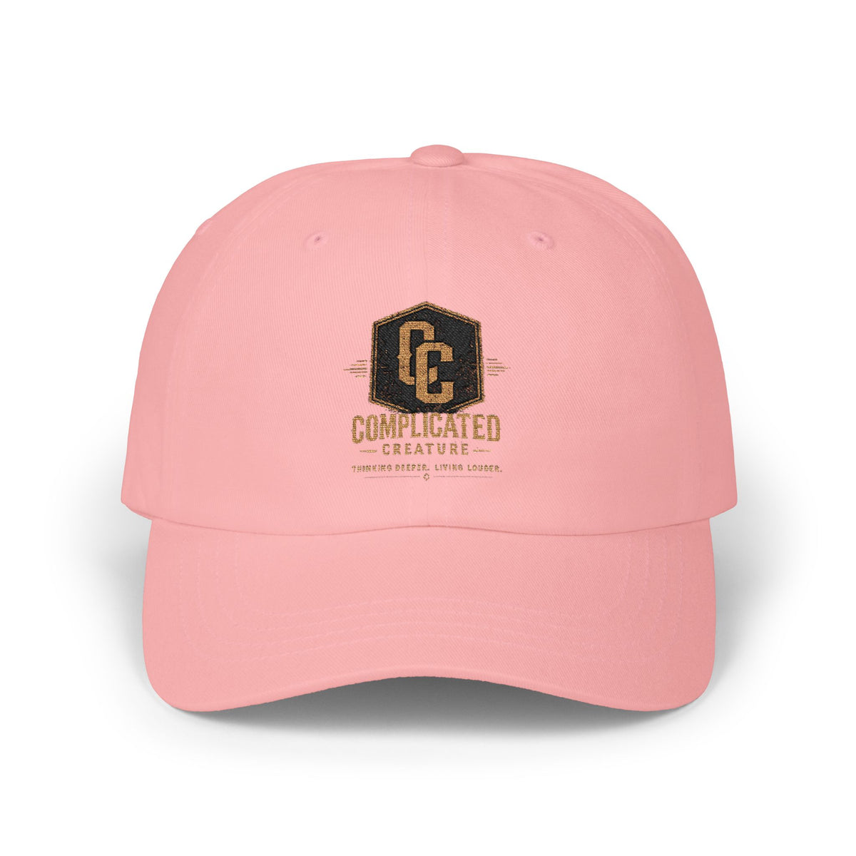 Complicated creature badge hat
