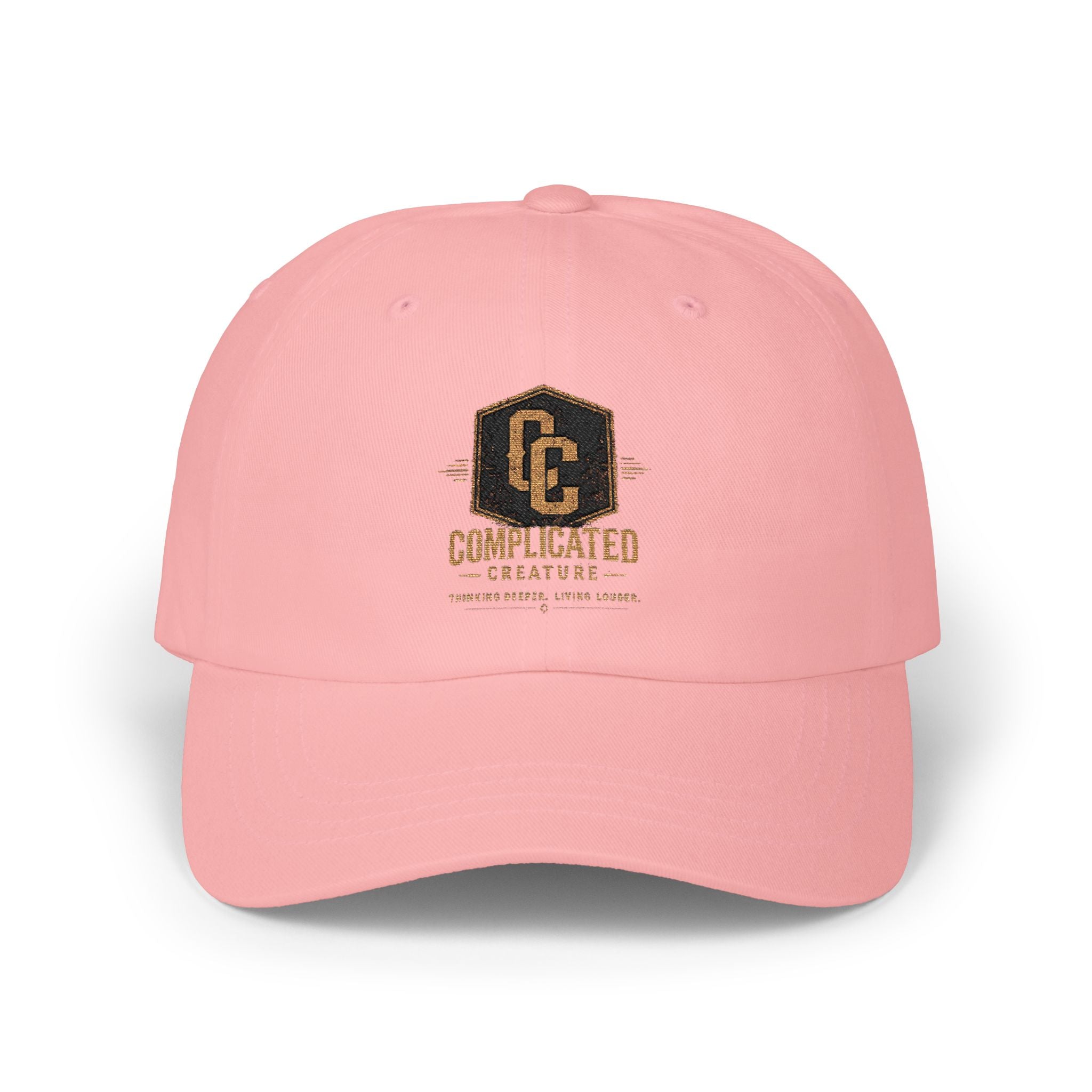 Complicated creature badge hat
