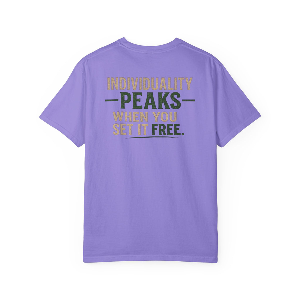 Individuality peaks when you set it free