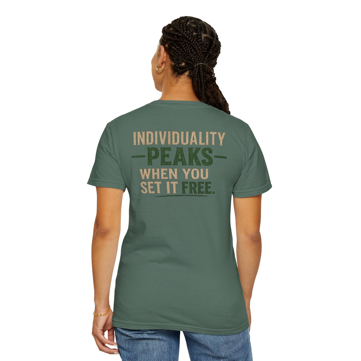 Individuality peaks when you set it free