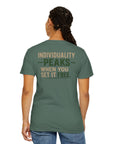 Individuality peaks when you set it free