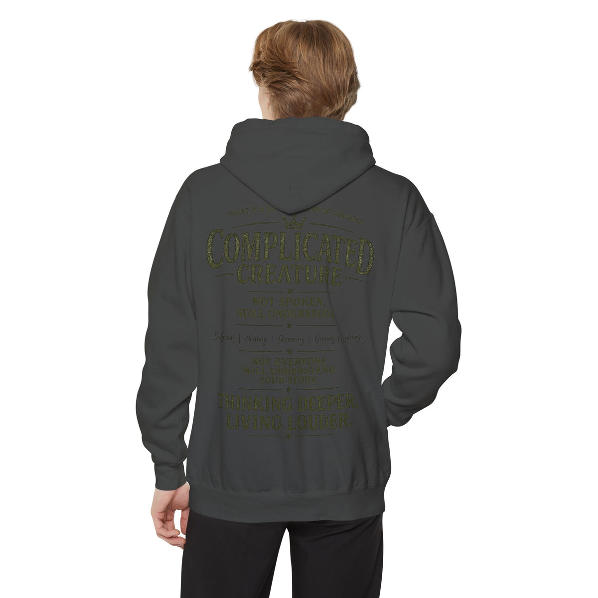 Unspoken language hoodie