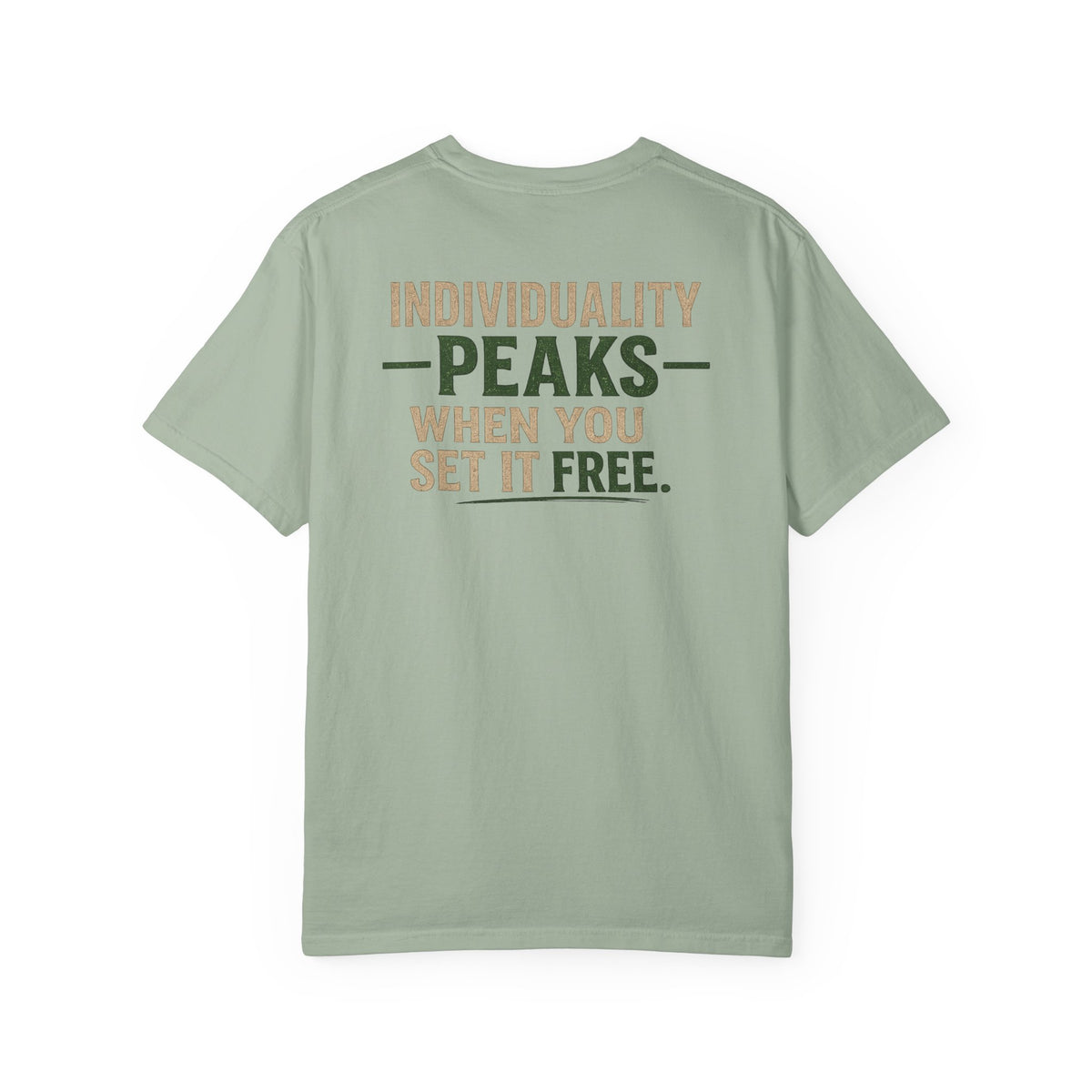 Individuality peaks when you set it free