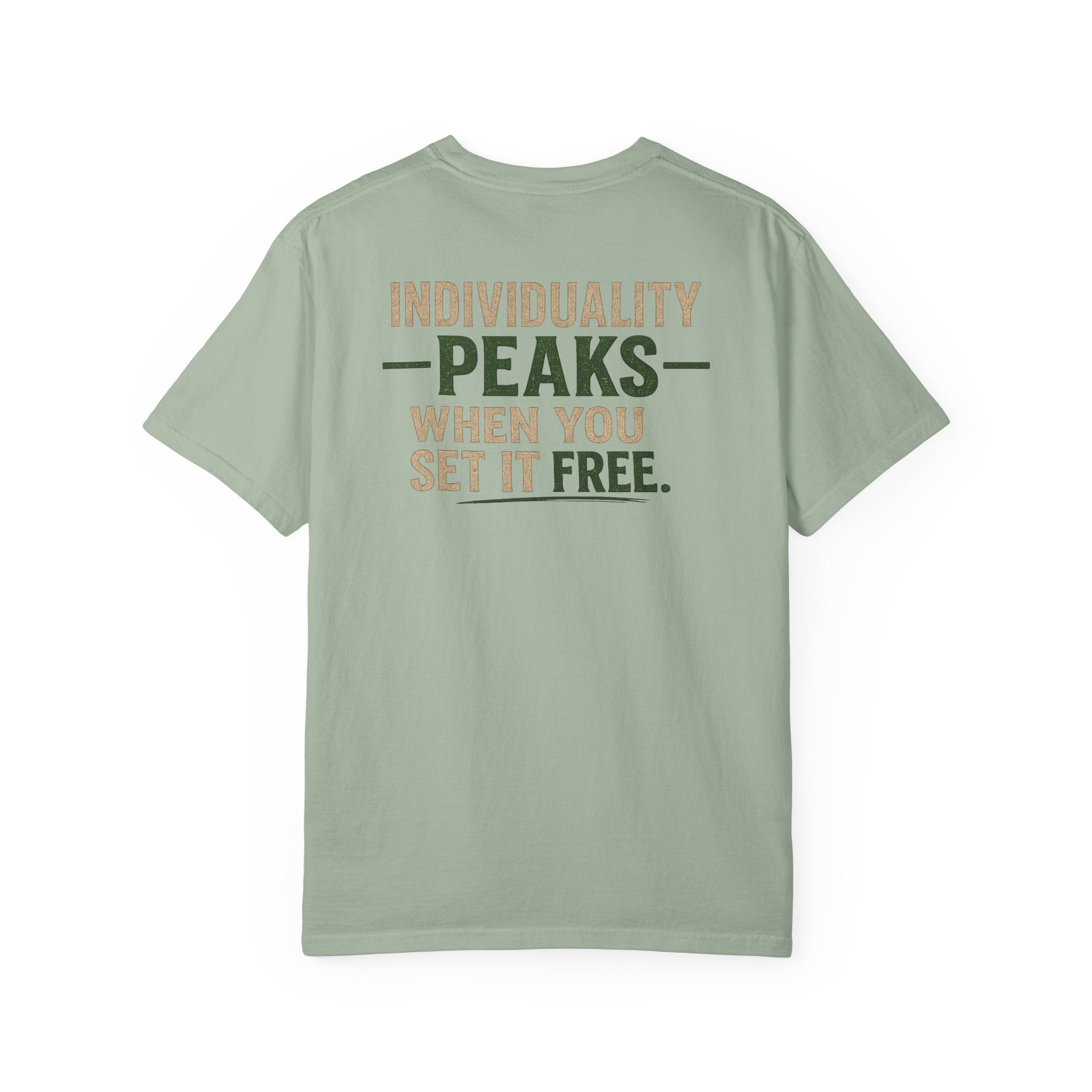 Individuality peaks when you set it free