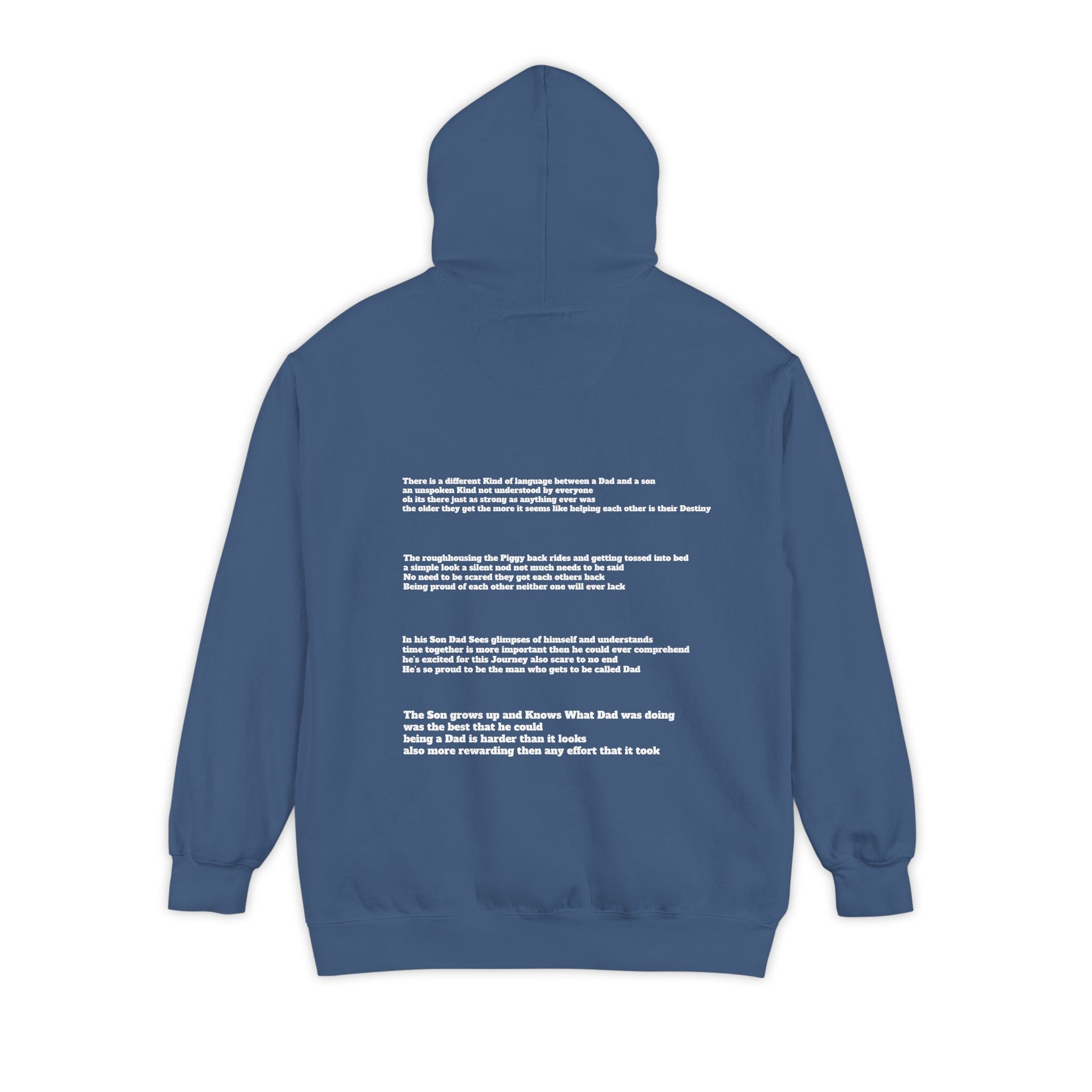 Dad and Son hoodie poem