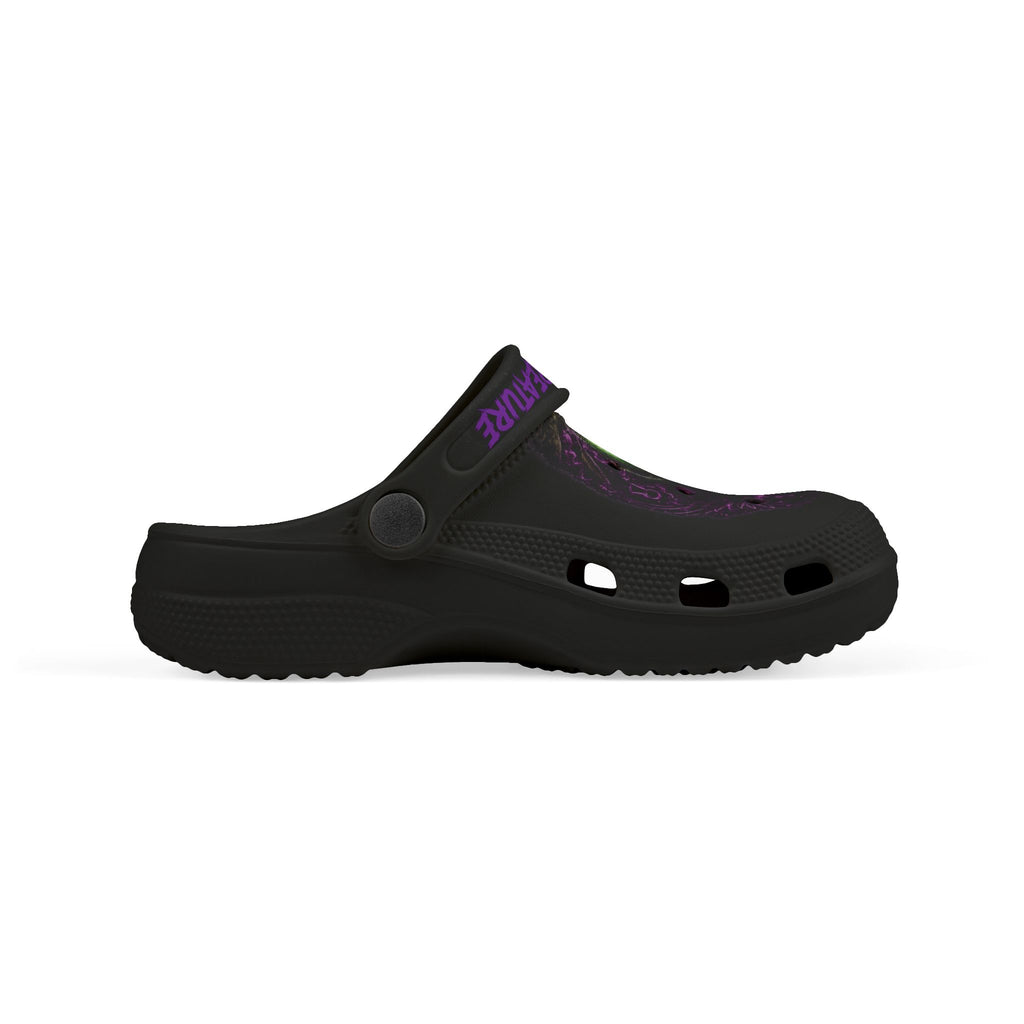 Midnight Glow, Kid's EVA Foam Clogs (AOP)