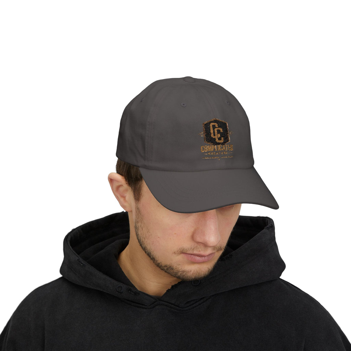 Complicated creature badge hat