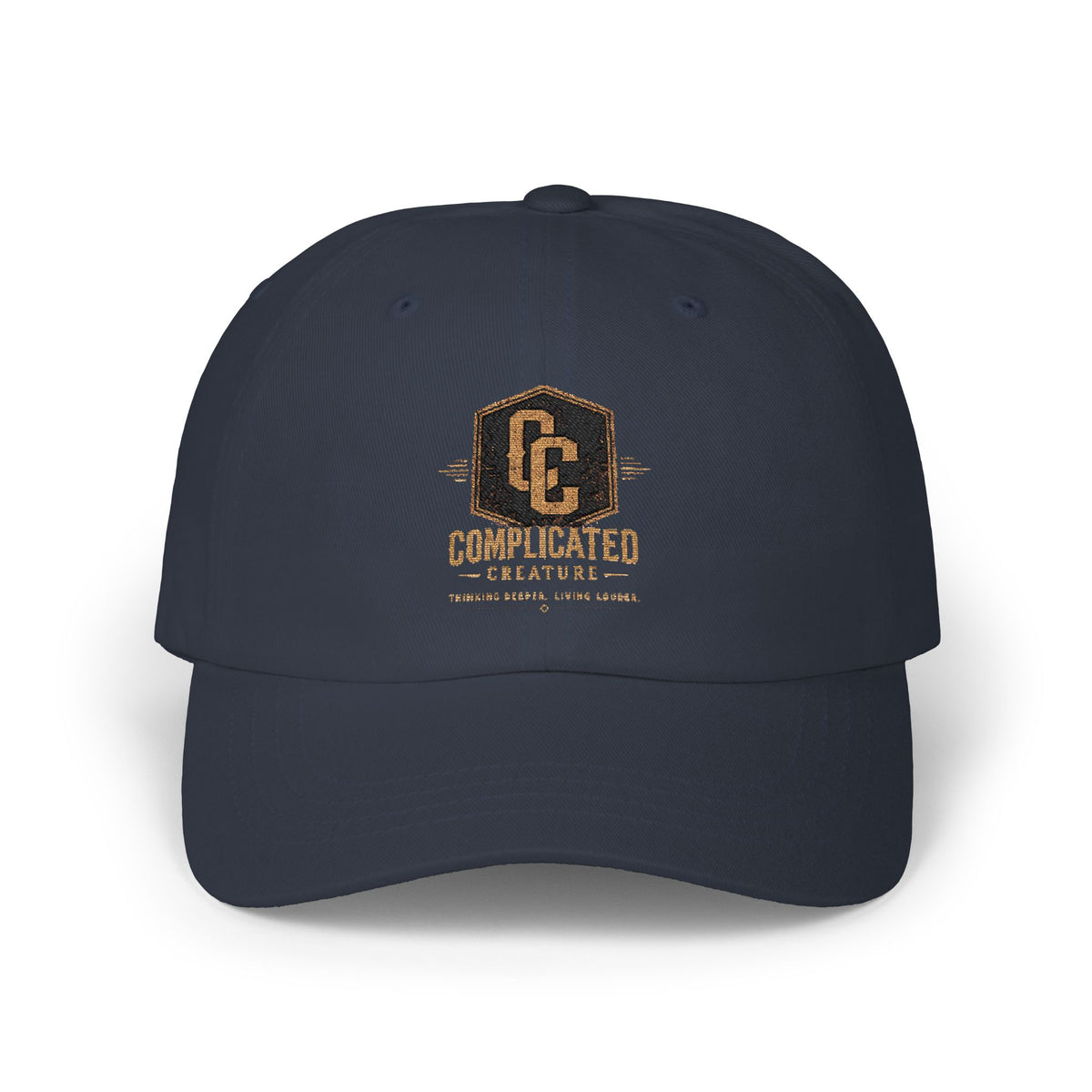 Complicated creature badge hat