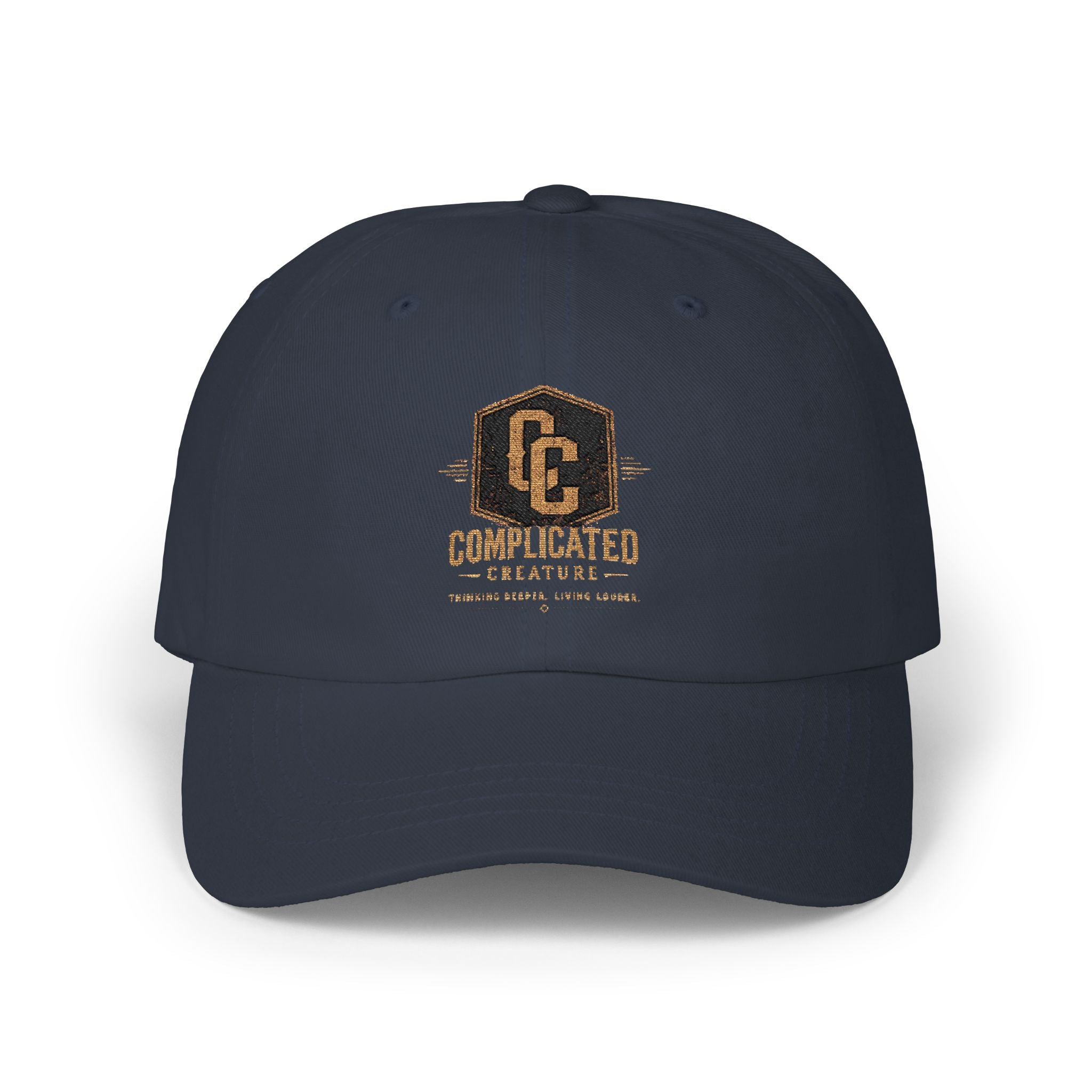 Complicated creature badge hat