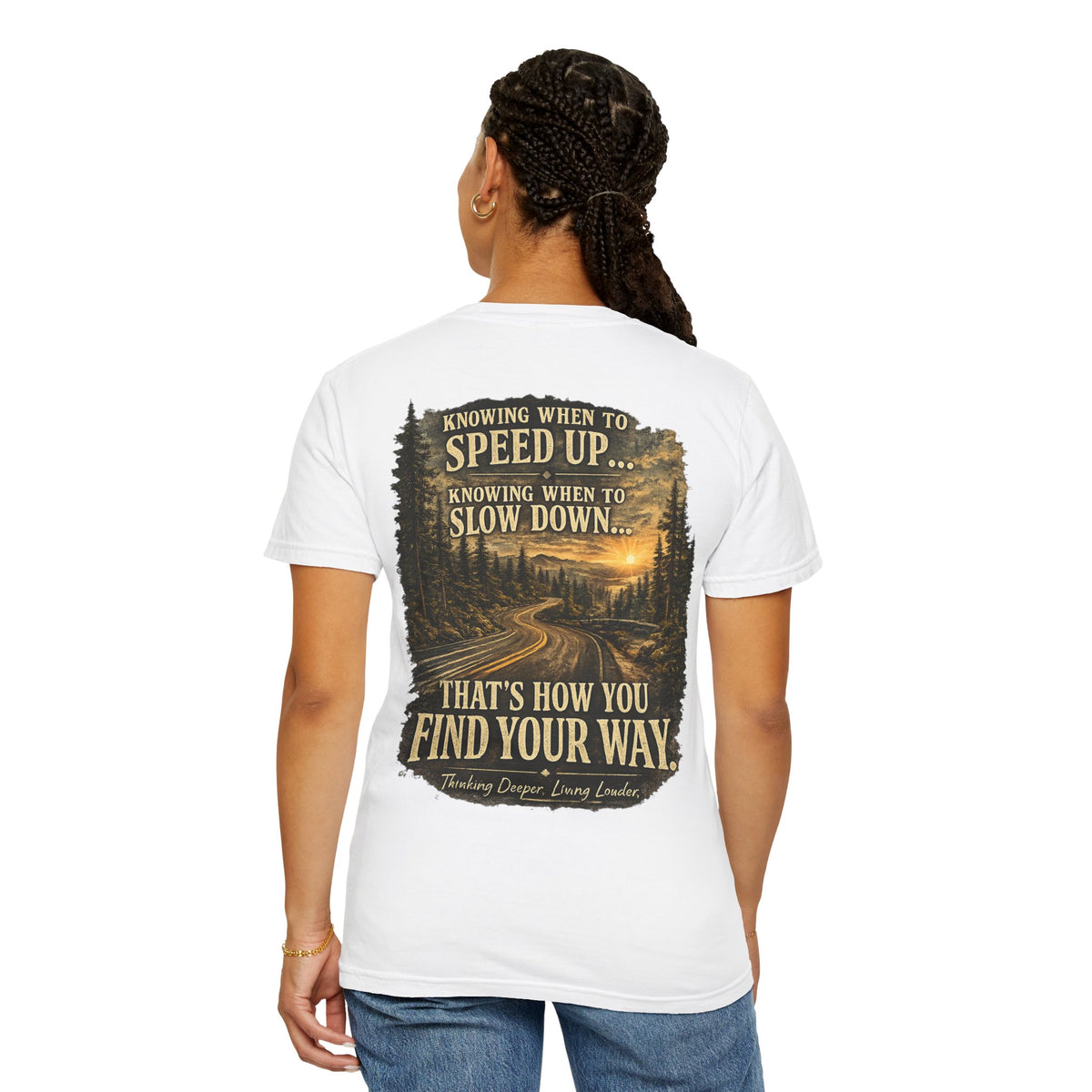 Knowing when to speed up and when to slow down, that’s how you find your way