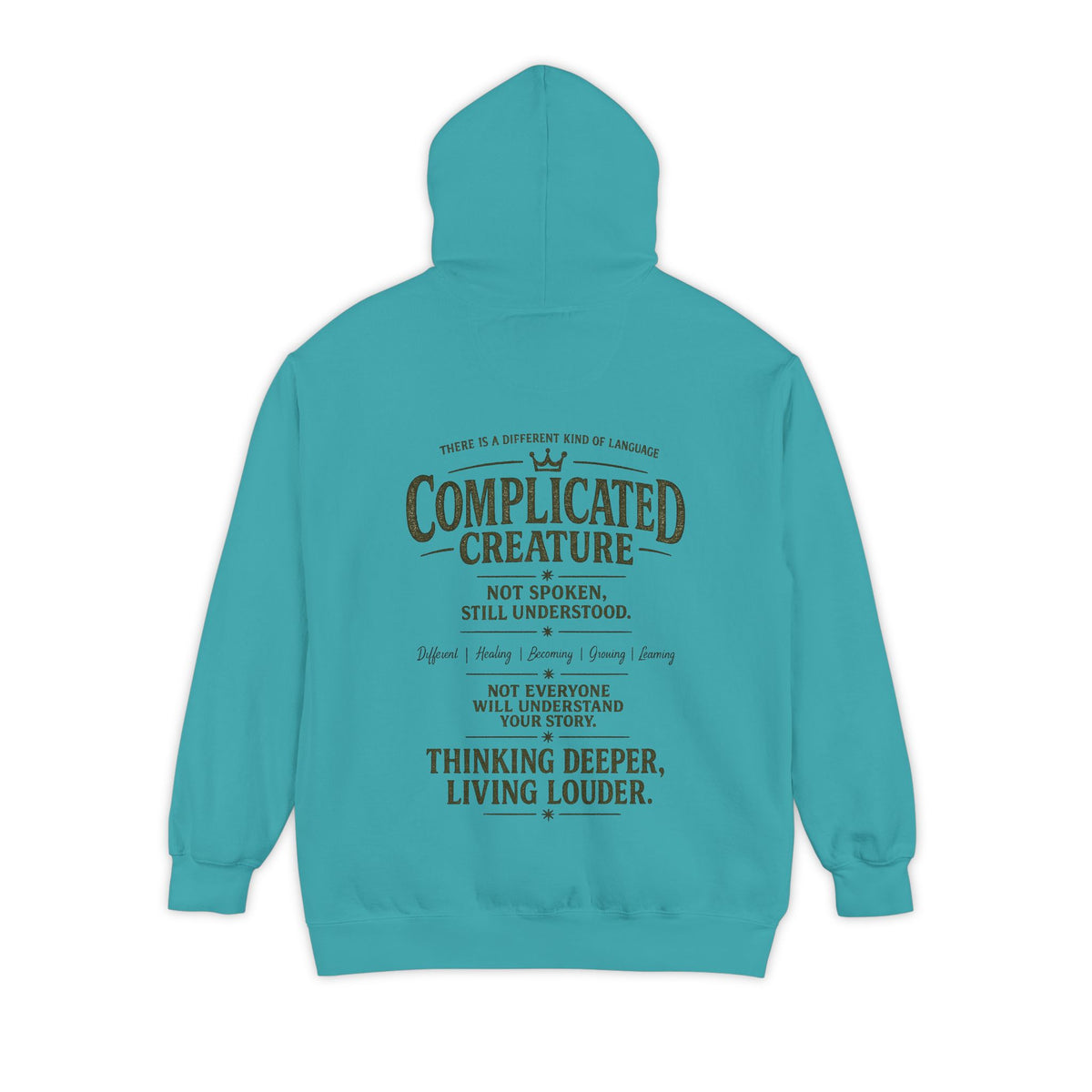 Unspoken language hoodie