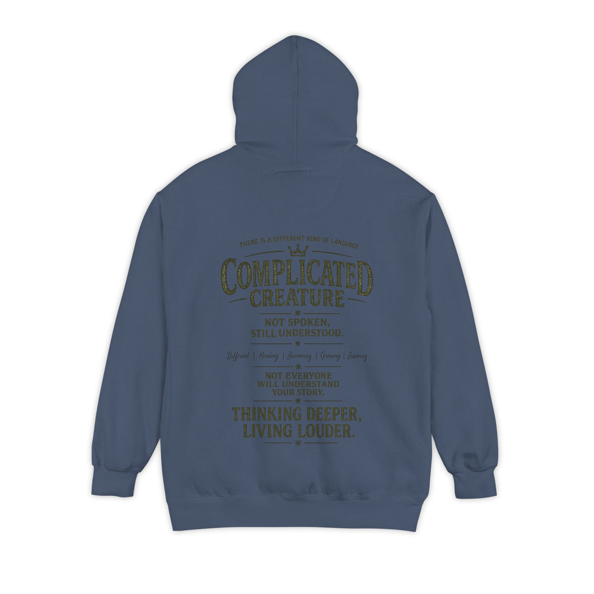 Unspoken language hoodie
