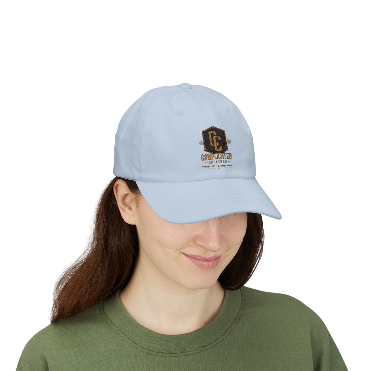 Complicated creature badge hat