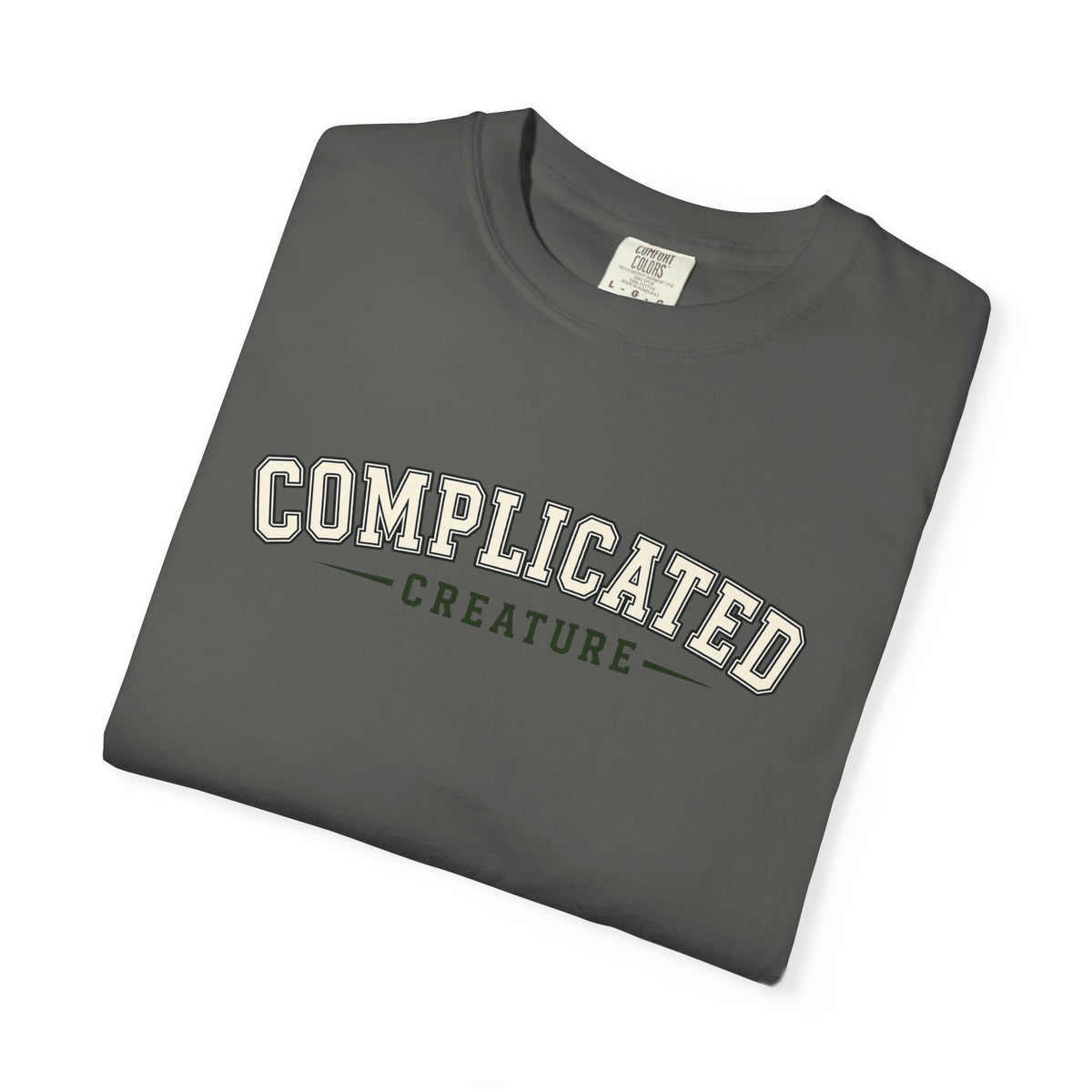 It's Complicated Creature™ | Garment-Dyed Graphic Tee | Comfort Colors 1717