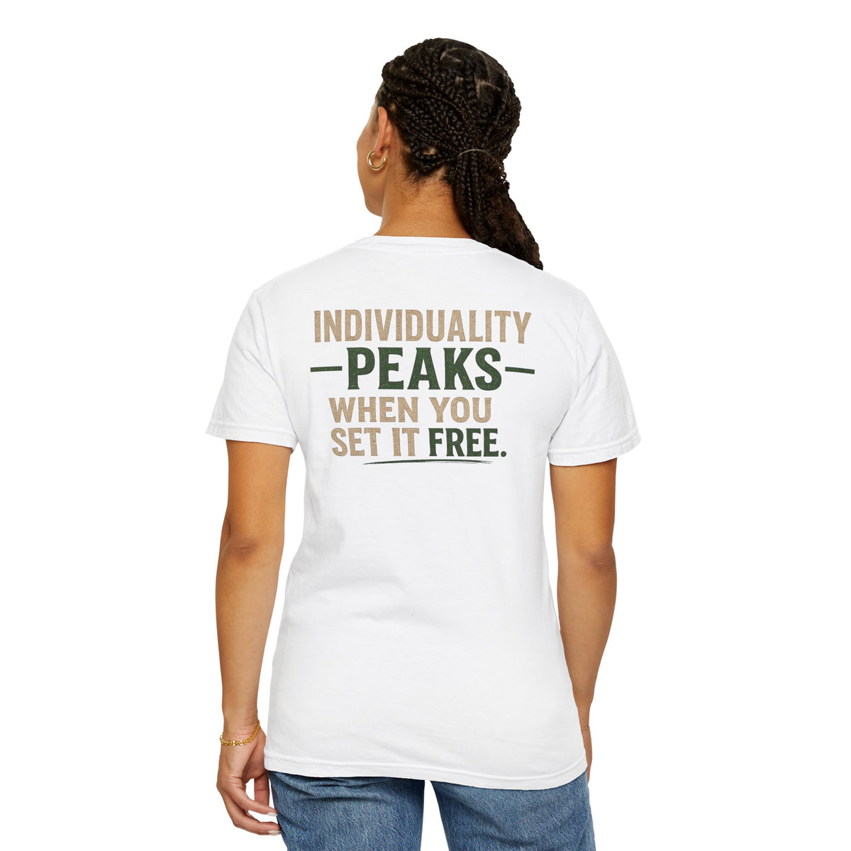 Individuality peaks when you set it free