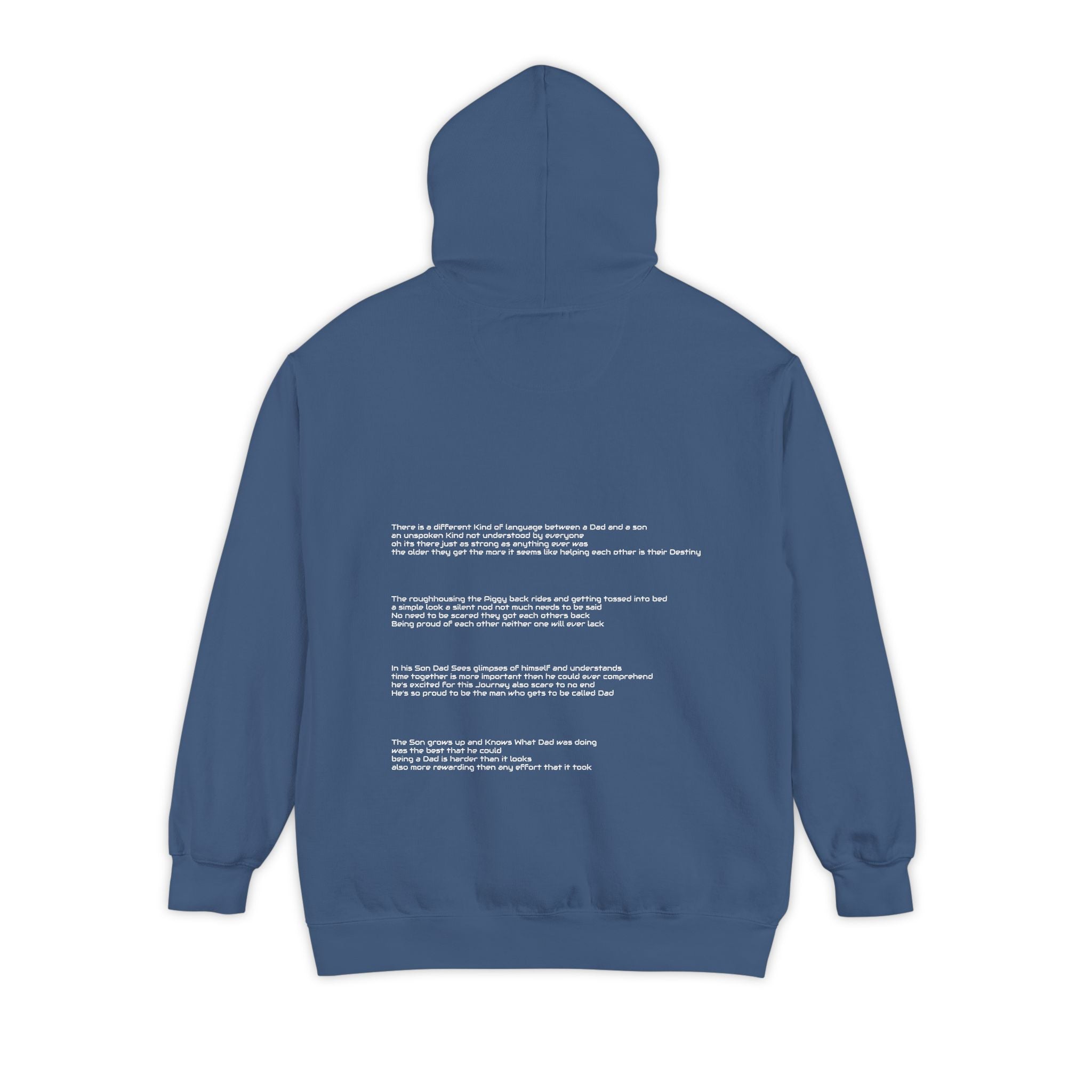 Dad and Son hoodie poem